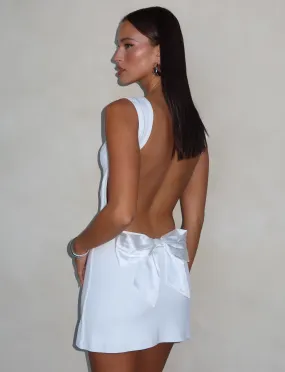 Luxe Appeal Vibe Choice ZITA MINI DRESS - WHITE